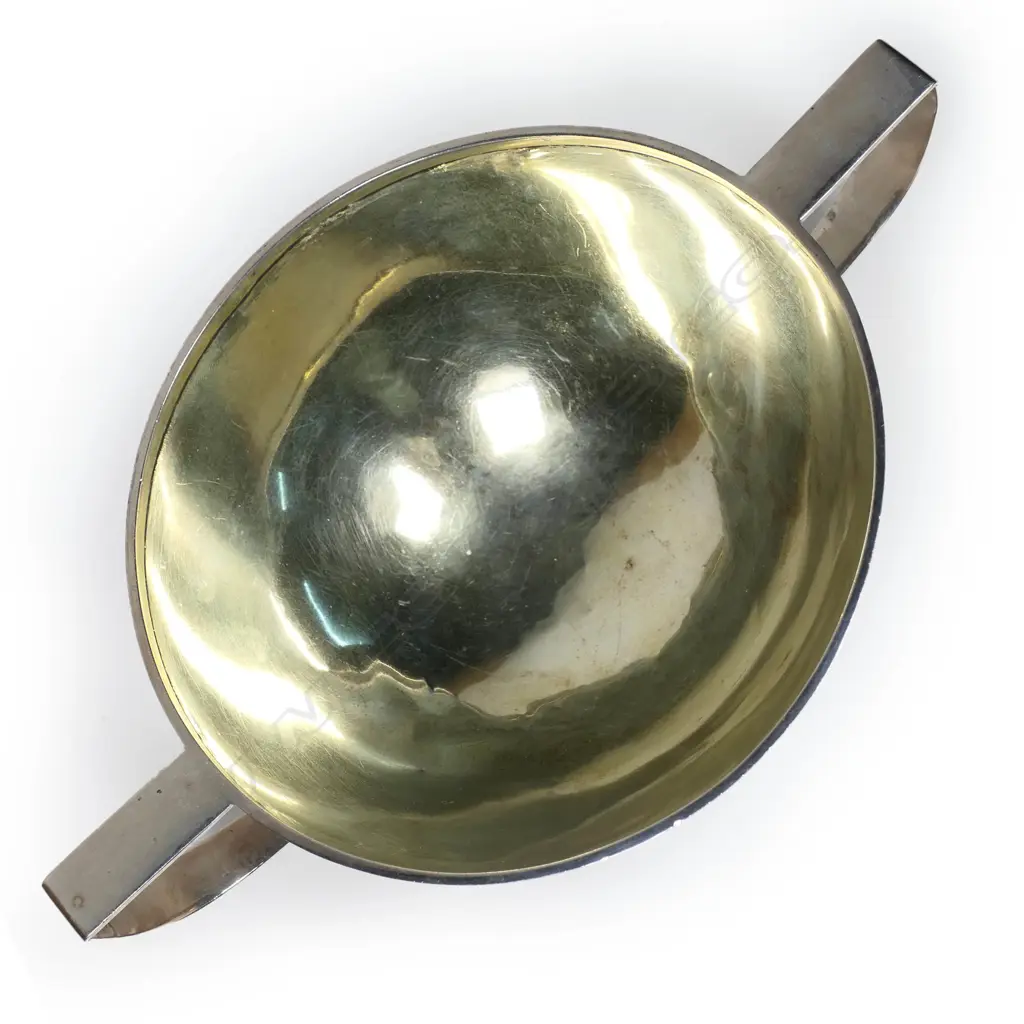 W. (William and/or Walter) Good (Gisborne c.1880 -1900) silver two handled bowl Image 1++